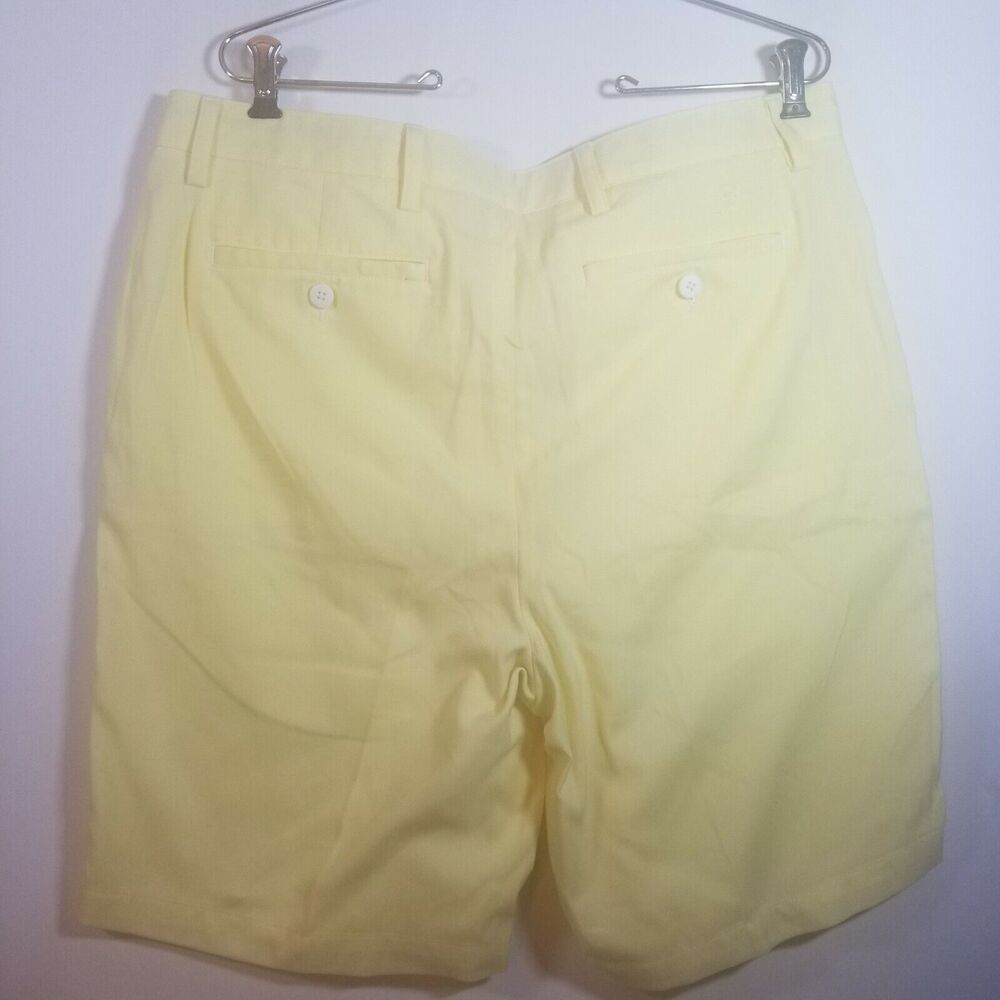 Foot Joy Womens 36 Chino 100% Nylon Golf Yellow Shorts - Picture 2 of 4